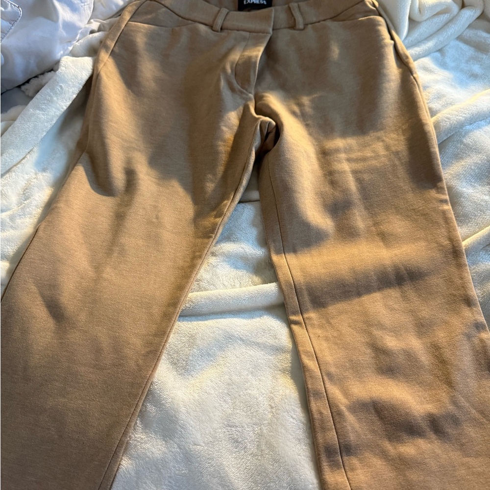 Express Women's Tan Straight Leg Pants